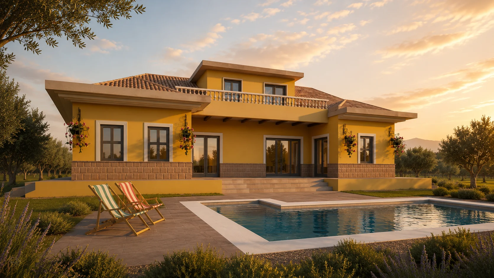 The Catral Villa ISB reference development with pool in Alicante Spain