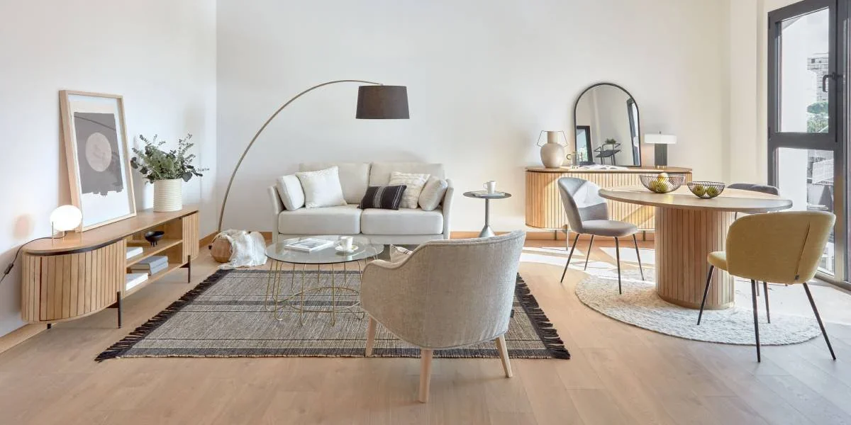 Kave Home Licia interior design concept for a contemporary Mediterranean home